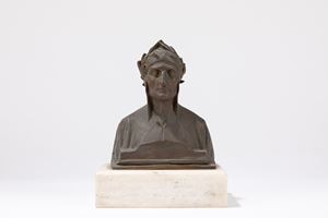 Maestro italiano attivo tra il secolo XIX e XX - Bust of Dante Alighieri