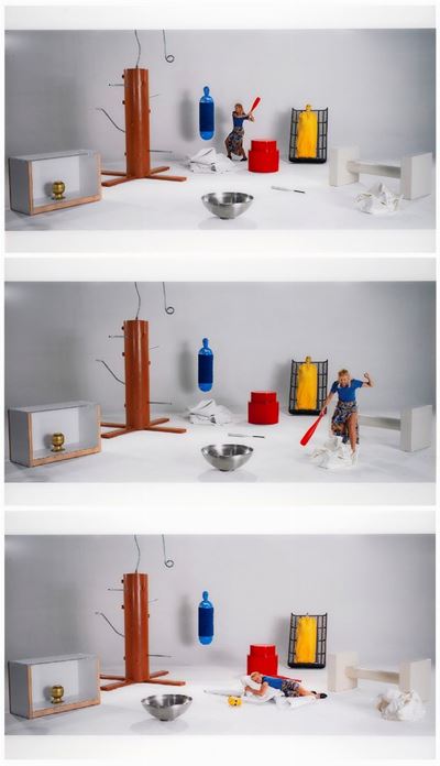Test Room Containing Multiple Stimuli Known To Elicit Curiosity And Manipulatory Responses (blond...