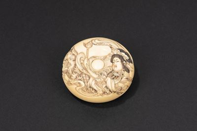 Kikugawa Ryukoku, Manju Netsuke, Giappone, Tokyo, metà XIX secolo