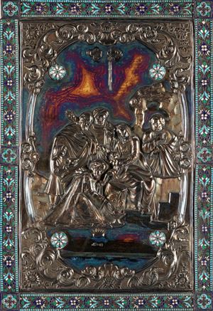 "Adorazione dei Magi". Russia, datata 1858