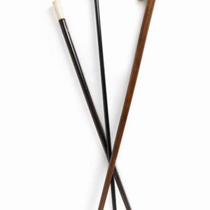 Three walking sticks, 19th-20th centuries