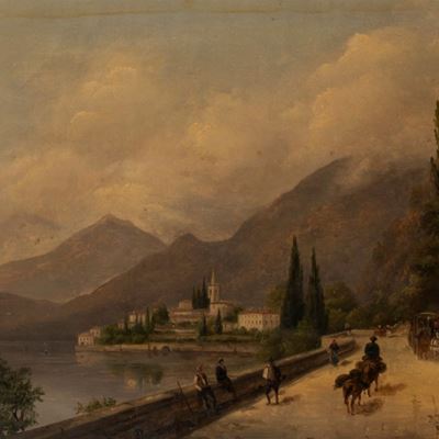 Veduta con Strada Lungolago