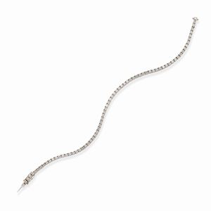 Bracciale tennis con diamanti