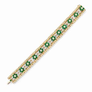 Bracciale con smeraldi