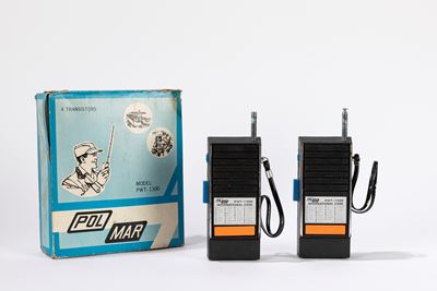 Walkie Talkie, giocattolo d'epoca a funzionamento a batteria