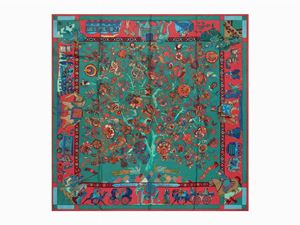 Hermès - Foulard Fantaisies Indiennes