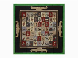Hermès - Foulard Jeu de la com&#233;die