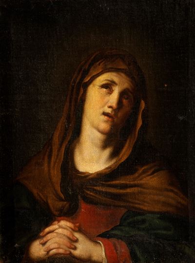 Vergine Addolorata, Olio su Tela, cm 71,5 x 54,5