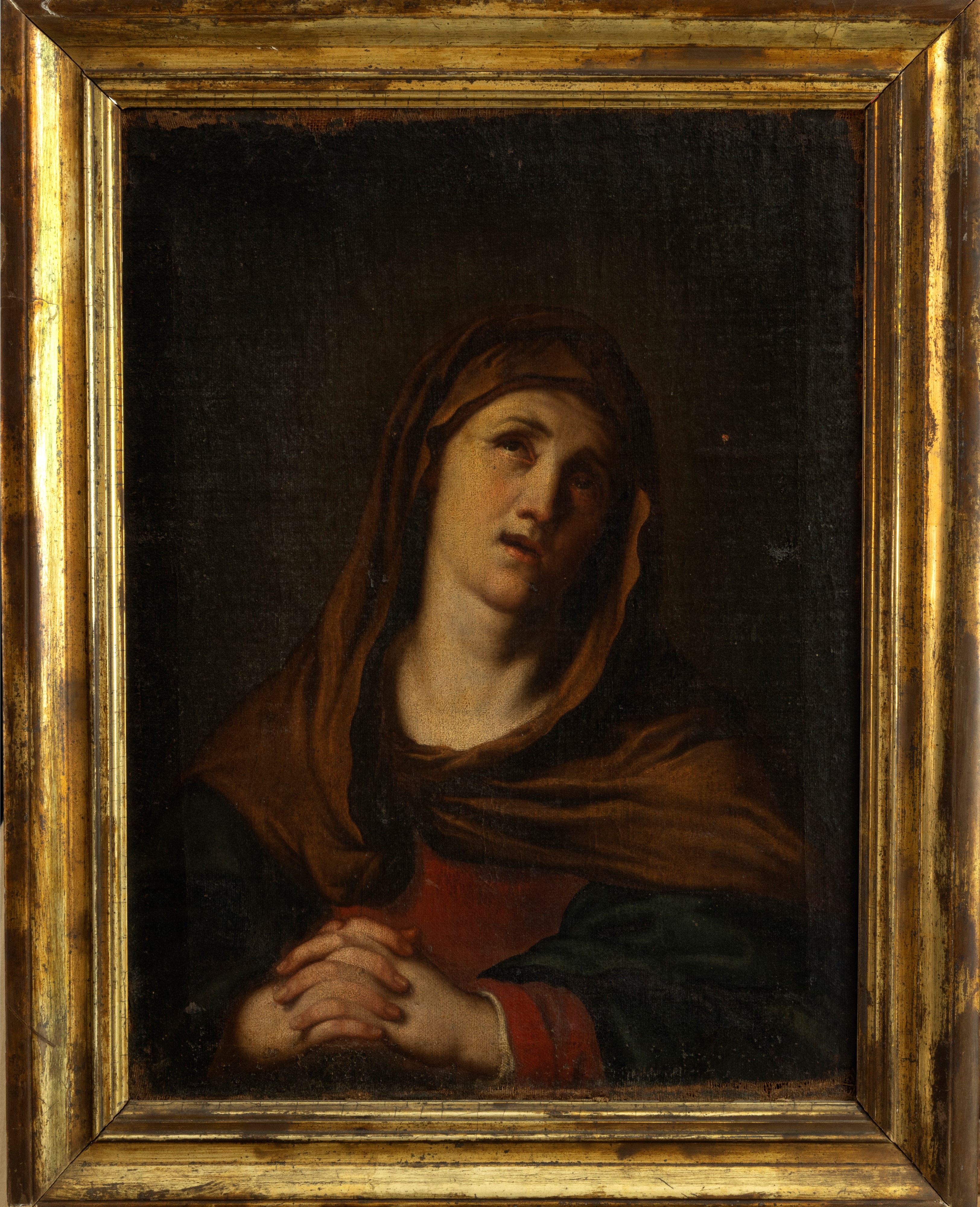 Scuola Emiliana, Secolo XVII - Vergine Addolorata, Olio su Tela, cm 71,5 x 54,5