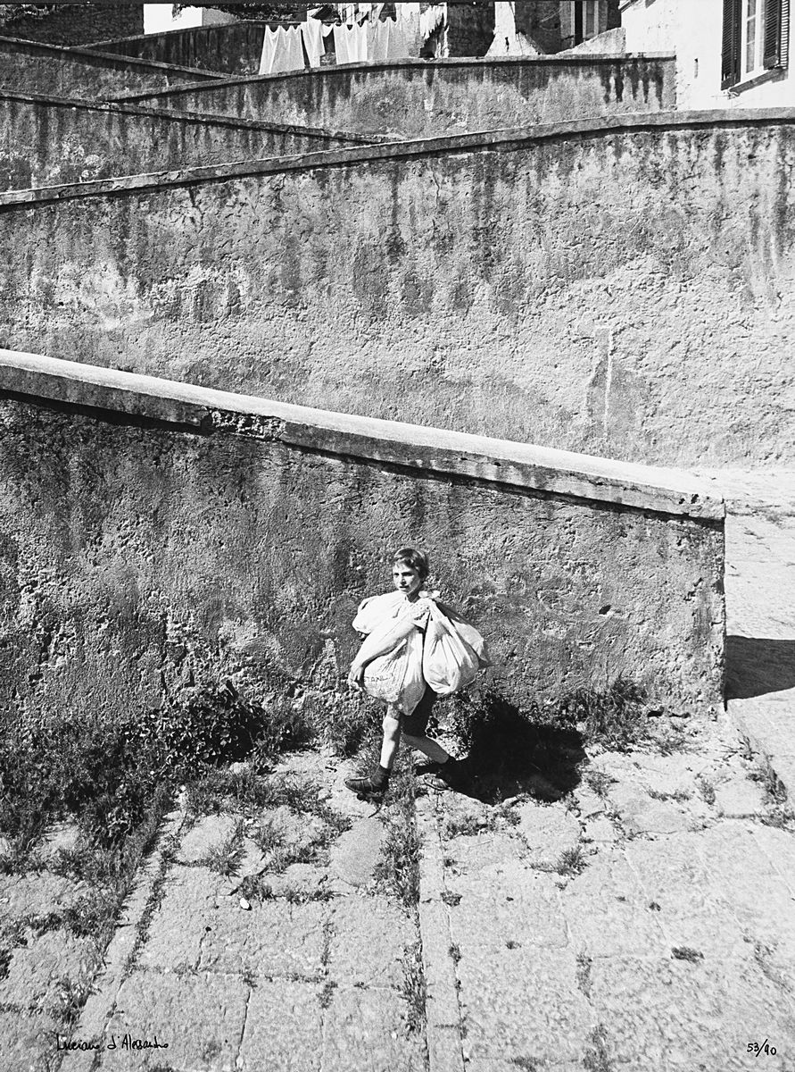 Luciano D'alessandro - Il ghetto barocco - Cartella contenente 5 stampe bianconero