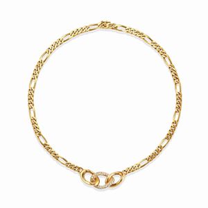 A 18k two-color gold and diamond necklace, Cusi