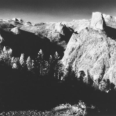 Da Glacier Point alla sera B – Yosemite, stampa successiva alla gelatina ai sali d'argento