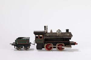 Locomotiva a vapore GBN con tender