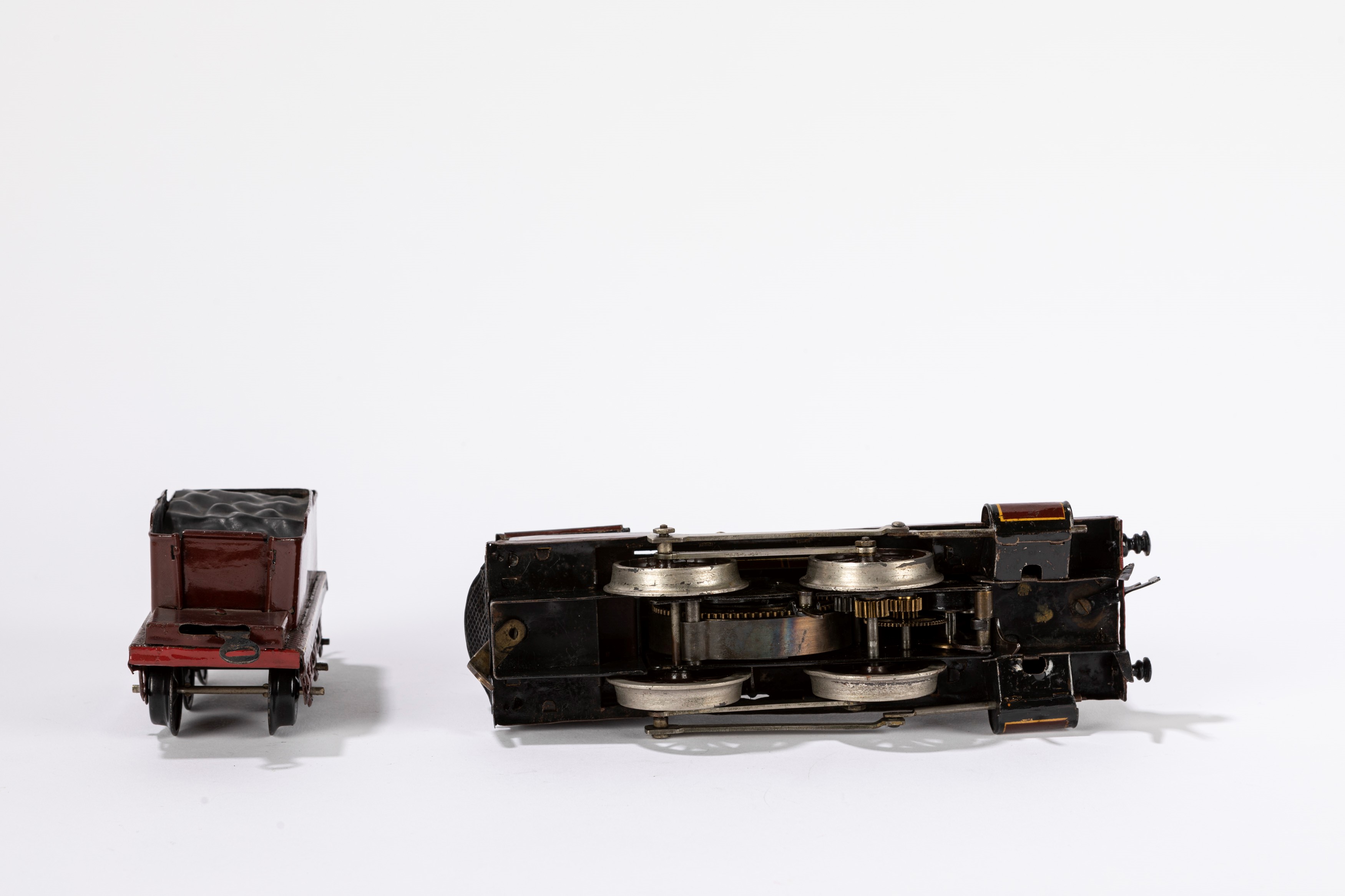 Locomotiva Bing Apollo con tender, Germania, cm 28