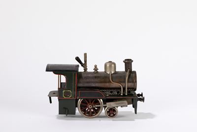 Locomotiva a vapore, inizio '900, marca sconosciuta