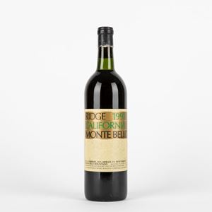 Ridge Vineyards Monte Bello