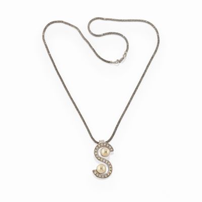 Collana con Pendente con Perle