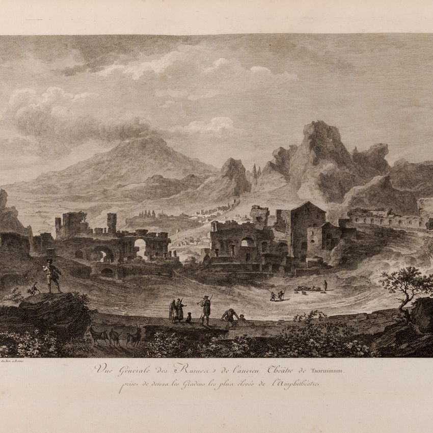 Saint - Non, Jean Claude Richard - Saint-Non, Voyage pittoresque de Naples et de Sicile (Tome Qua...