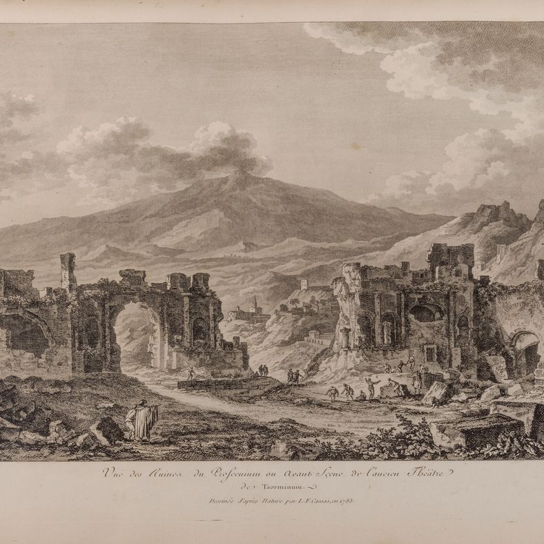 Saint - Non, Jean Claude Richard - Saint-Non, Voyage pittoresque de Naples et de Sicile (Tome Qua...