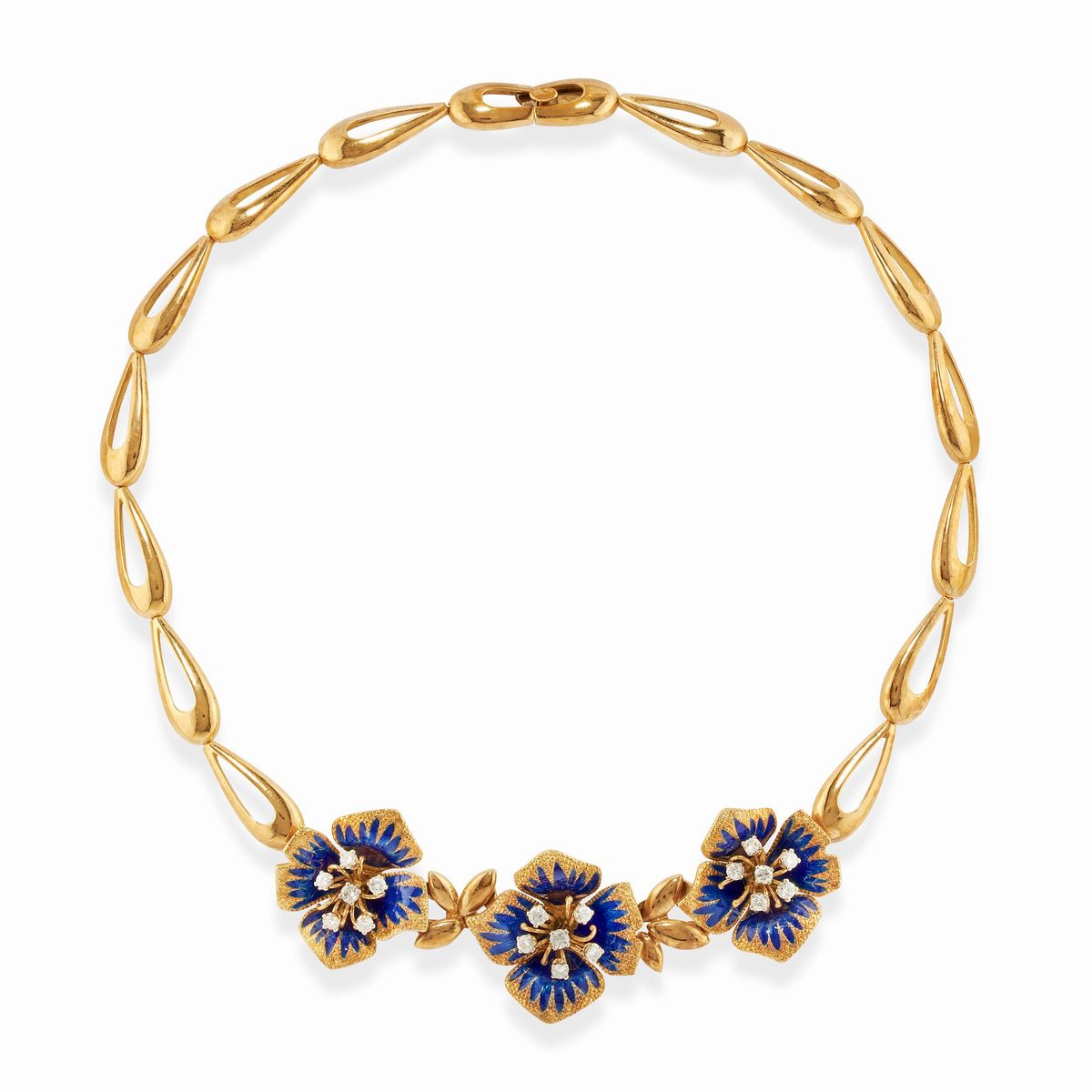 Demi Parure con Smalto