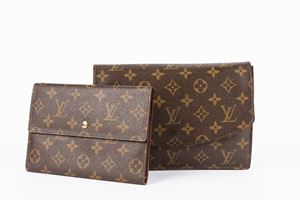 Lotto composto da una borsa pochette e da un portafoglio