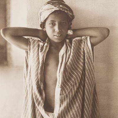 Senza titolo (Giovane tunisino) - Stampa vintage alla gelatina ai sali d'argento