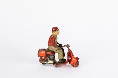 Giocattolo d'epoca, Lambretta in latta con meccanismo a molla