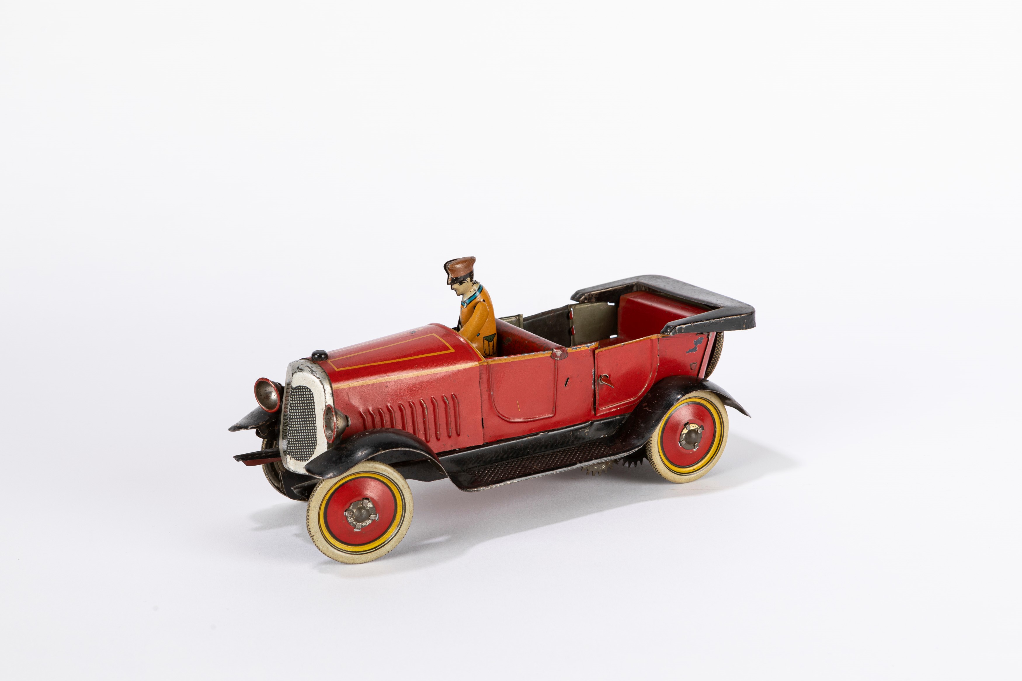 Ingap - Auto modello Torpedo, latta a molla, Germania, 1923