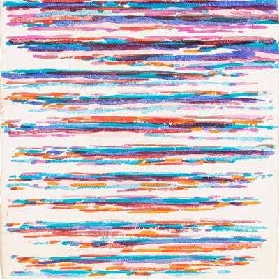 Senza titolo, tempera su carta, 1985