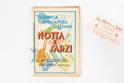 Motta e Sarzi, Catalogo della Fabbrica Giocattoli di Legno