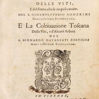 Soderini, Trattato della coltivazione delle viti e del frutto che se ne può cavare, 1610
