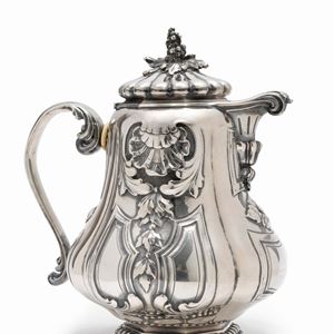 A silver coffee pot, Mario Buccellati, 20th Century