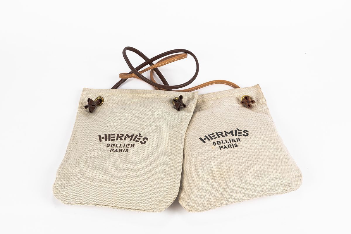 Hermes sellier canvas on sale bag