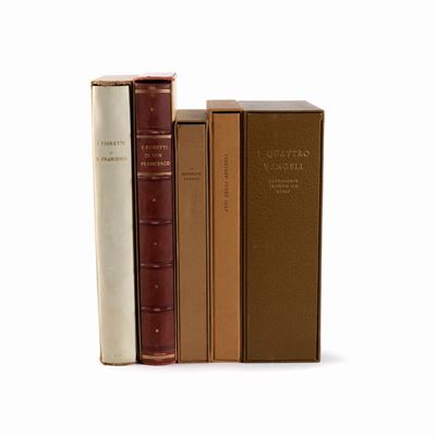 De Imitatione Christi libri quatuor, legatura editoriale in cartoncino avorio, Parigi, Stamperia ...