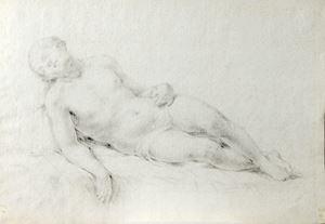 Study of a reclining female figure