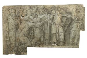 Pagani che adorano la statua di Latona invece di quella di Niobe