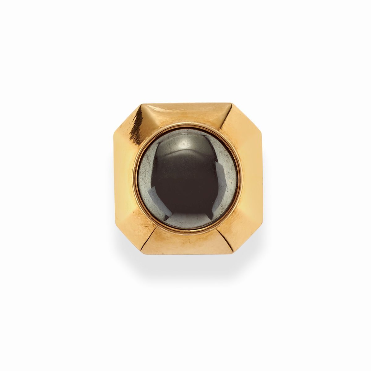 Parure in oro giallo 18k con ematite