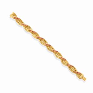  - Bracciale con rubini