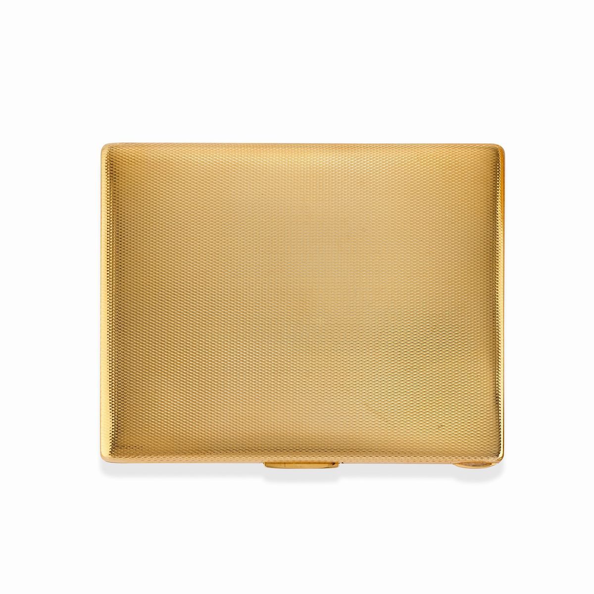 Tre porta sigarette e una scatola in oro giallo 18k