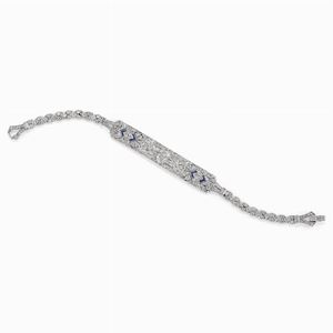  - Bracciale con zaffiri e diamanti