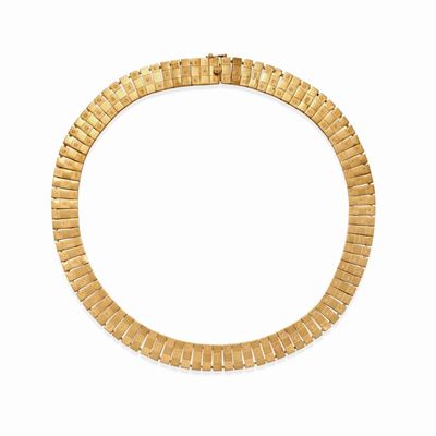 Collana in oro giallo 18k, circa 1940
