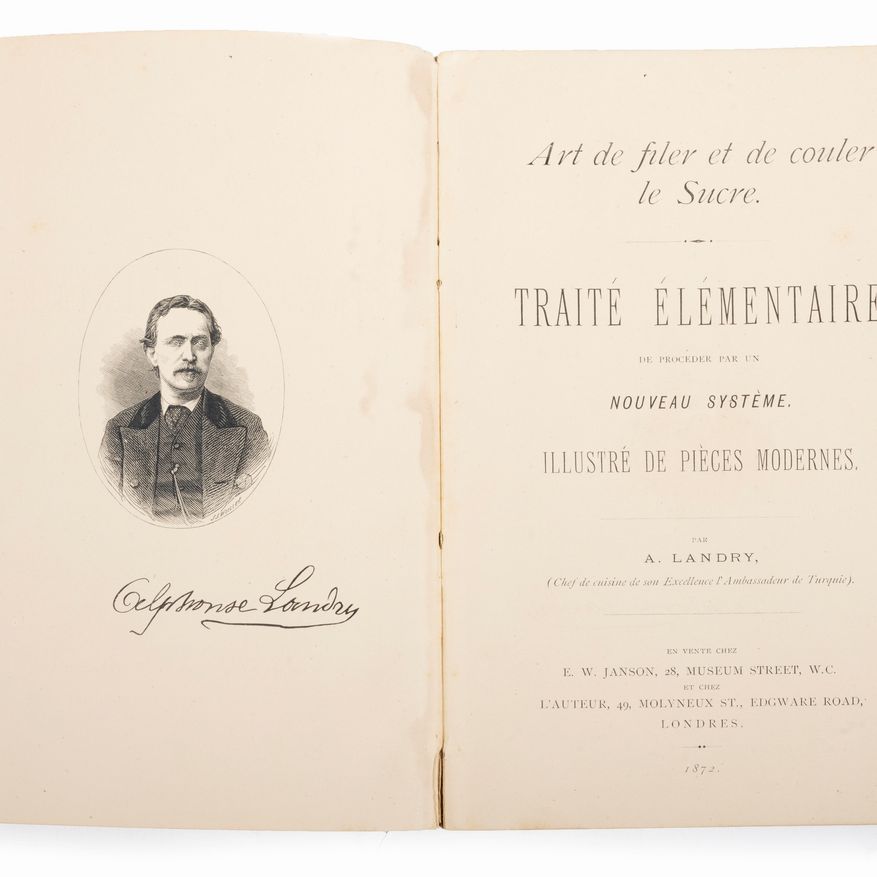 Alphonse Landry - Art de filer et de couler le Sucre. Traité élémentaire de proceder par un nouve...