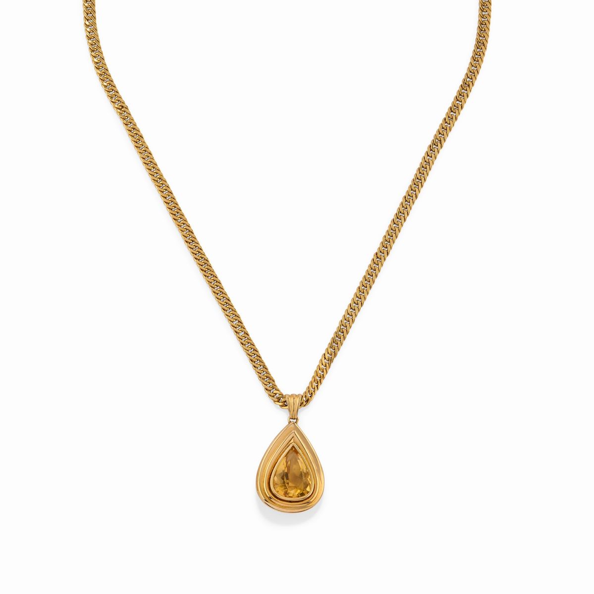Parure con Quarzi Gialli
