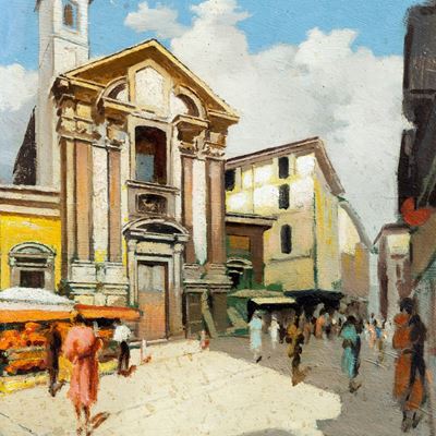 Milano, Chiesa Presso Via Tre Alberghi