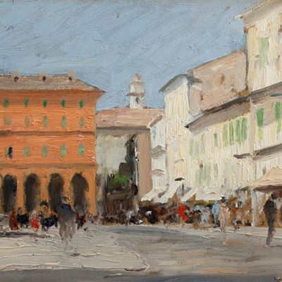 Piazza Colombo a Sanremo