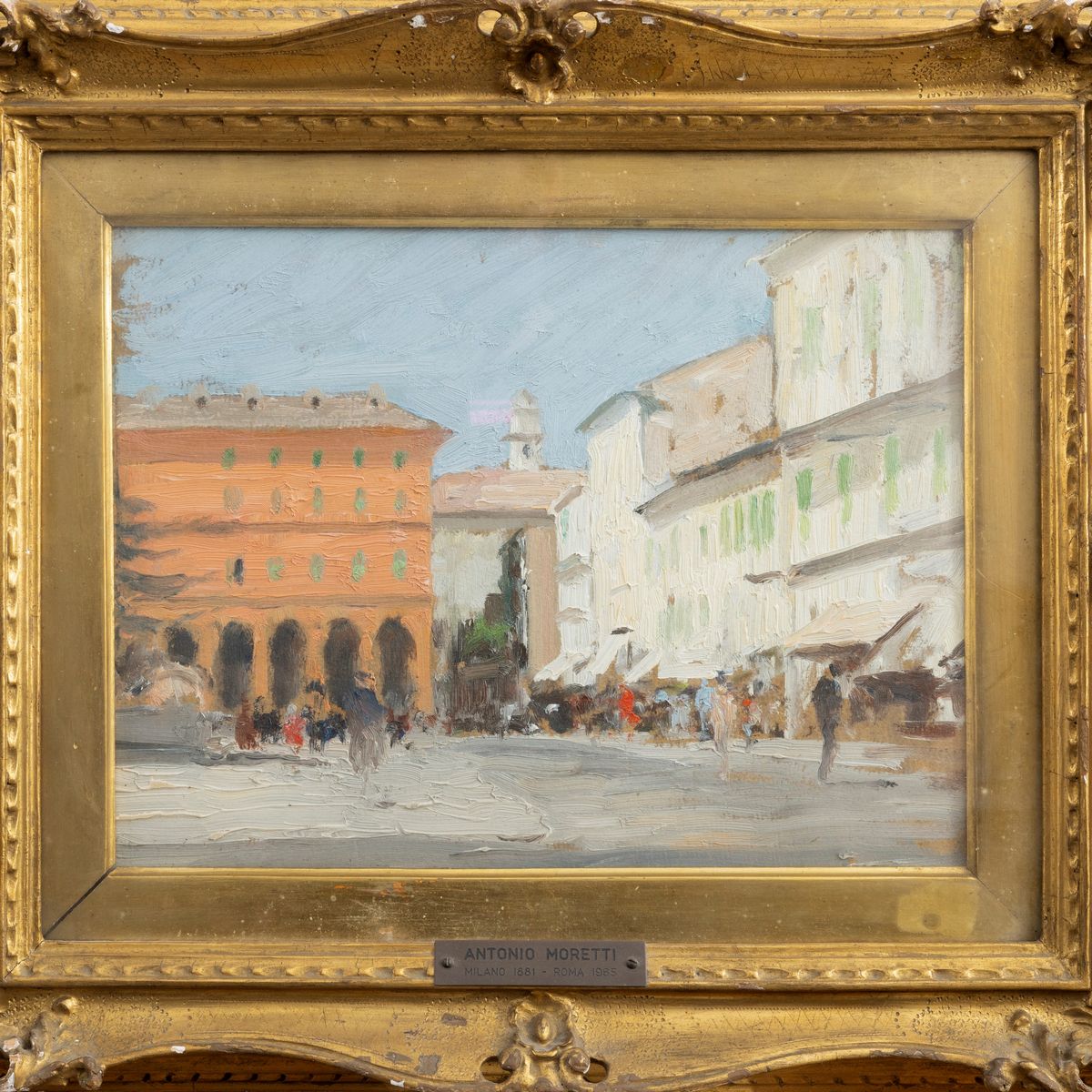 Antonio Moretti - Piazza Colombo a Sanremo