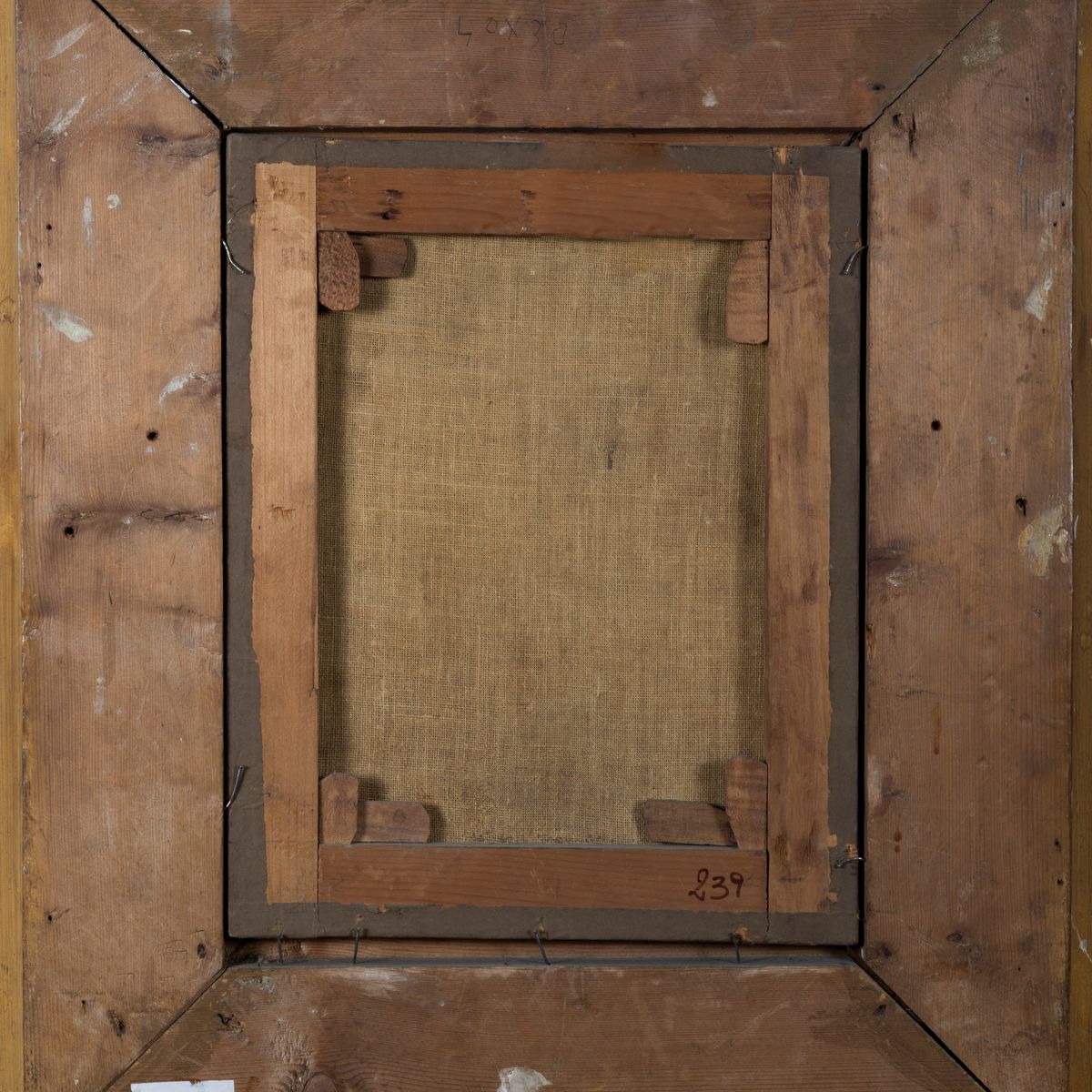 Pio Sanquirico - Ritratto di Anziana con Orecchini D'oro
