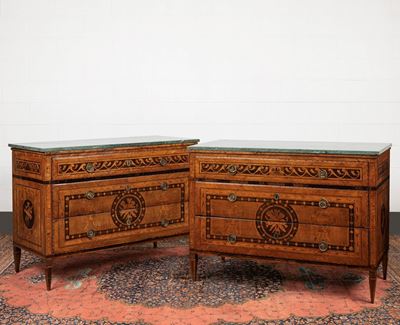 Coppia di Cassettoni Neoclassici. Lombardia, Fine Secolo XVIII