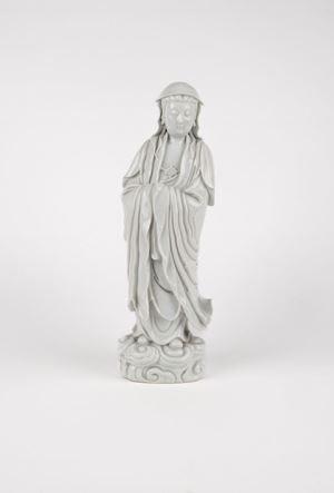 A Blanc de Chine porcelain Guanyin. China, Republic Period (1912-1949)
