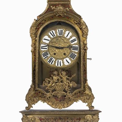 Pendola Boulle Napoleone III in Bronzo Dorato, Secolo XIX